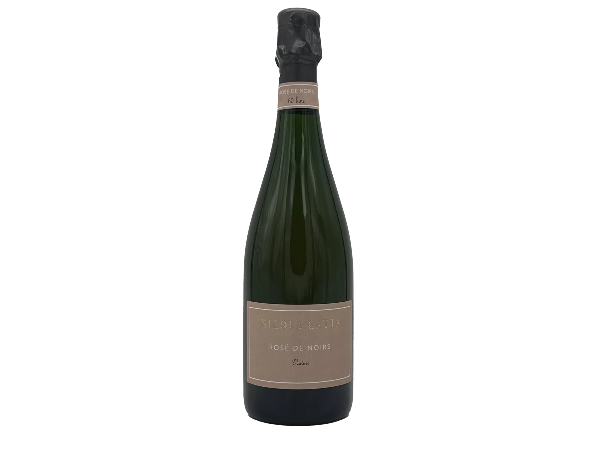 Spumante Metodo Classico Nature Rose de Noir 60 Lune Nicola Gatta