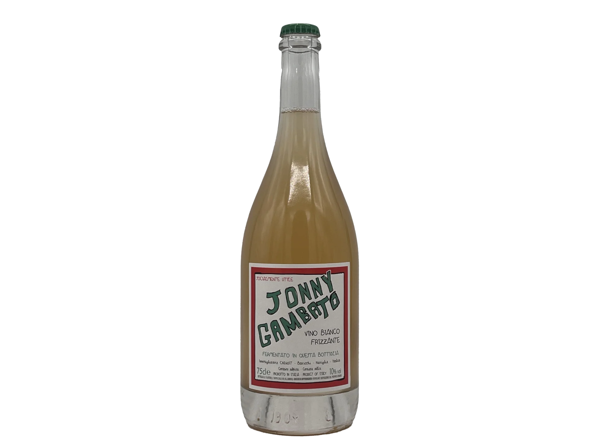Vino Bianco Frizzante Rifermentato Jonny Gambato Cascina Baricchi