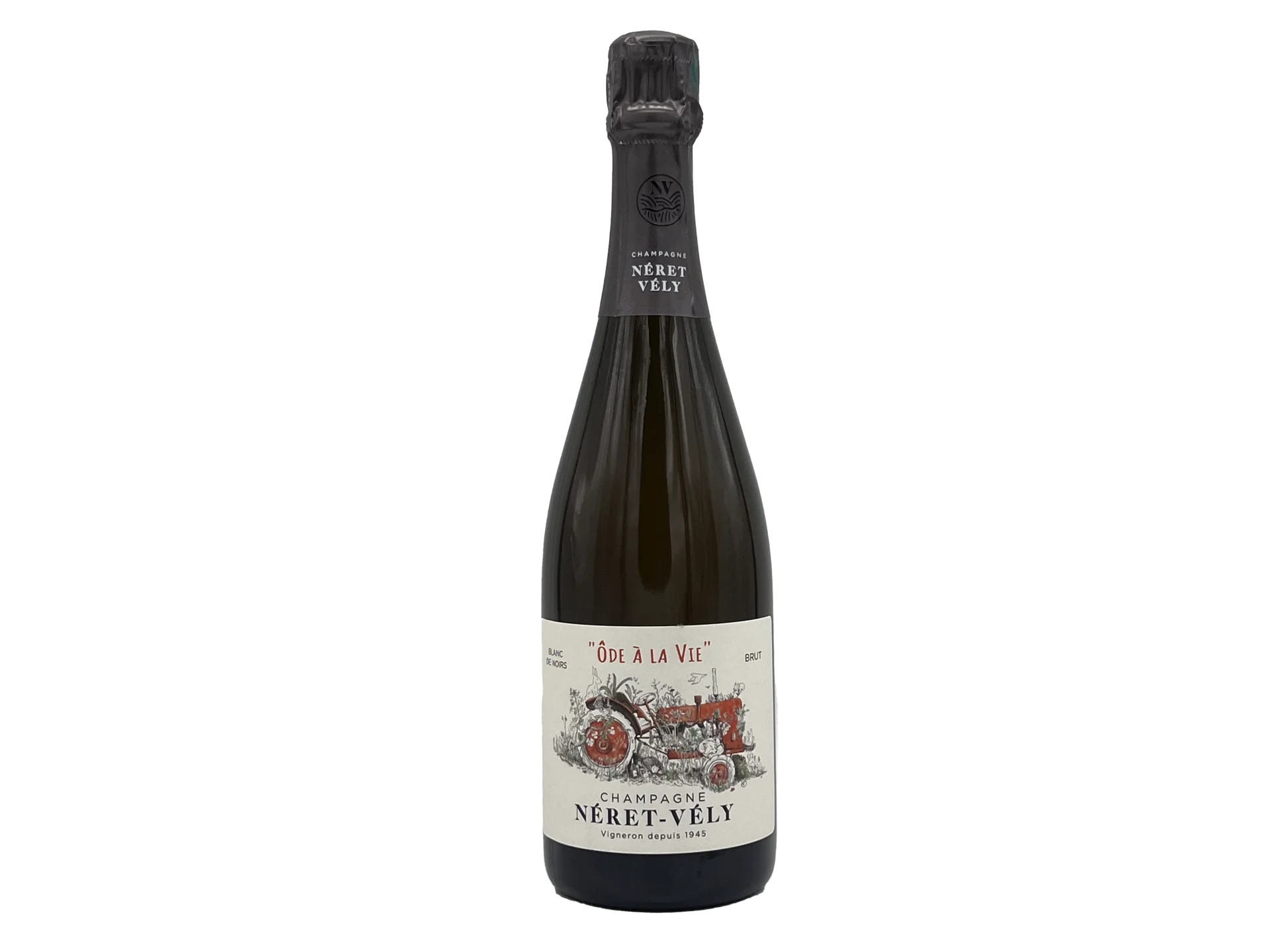Champagne Ode à la vie AOC Blanc de Noirs Brut Néret Vély