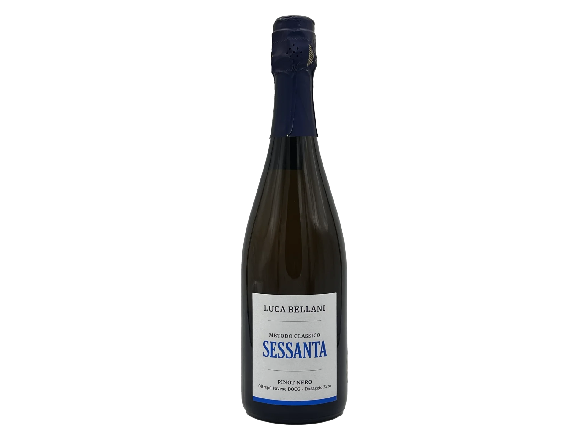Spumante DOCG oltrepo pinot nero Dosaggio zero sessanta Luca Bellani