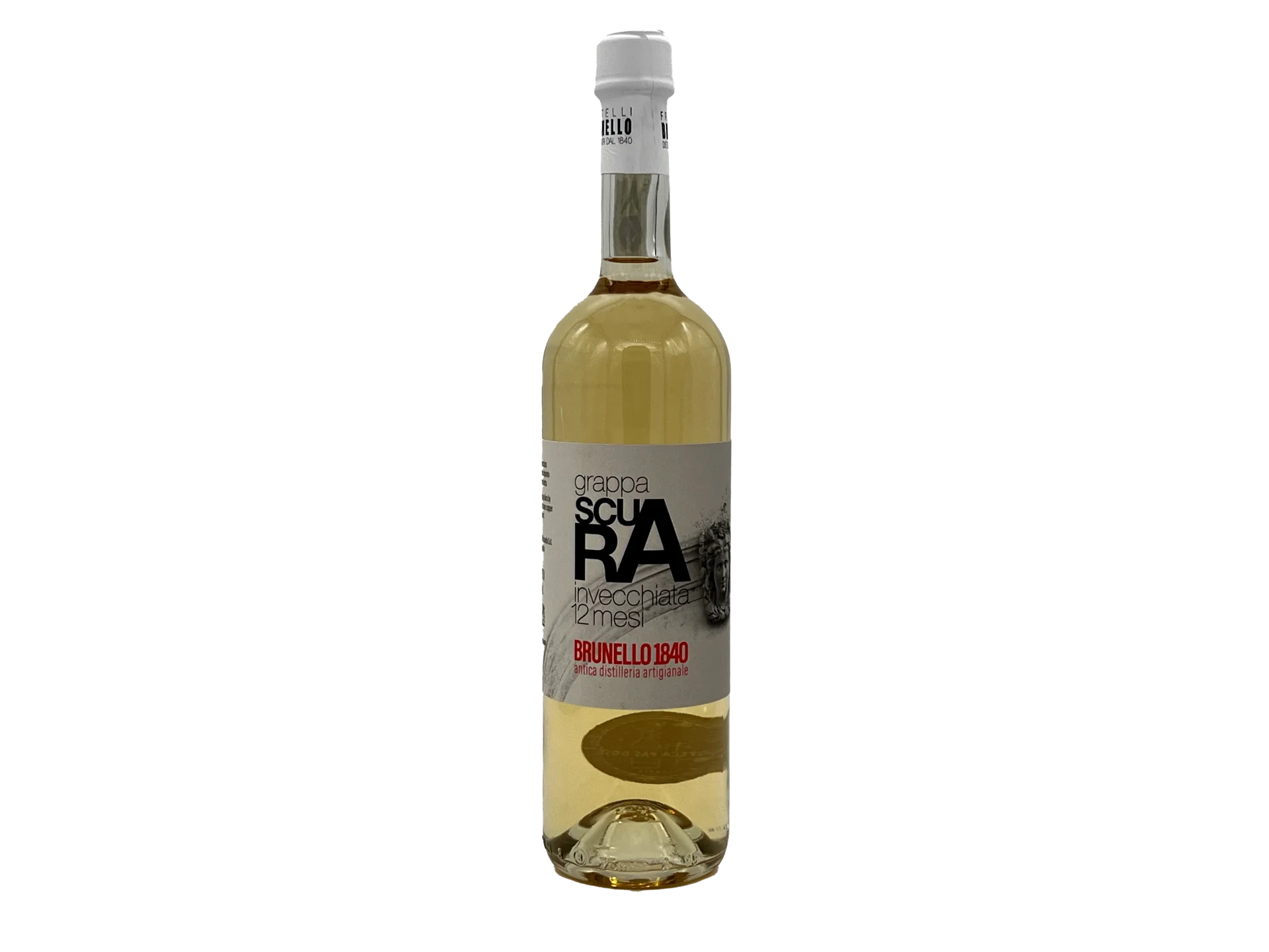 Grappa Scura invecchiata 12 mesi Distillerie Brunello