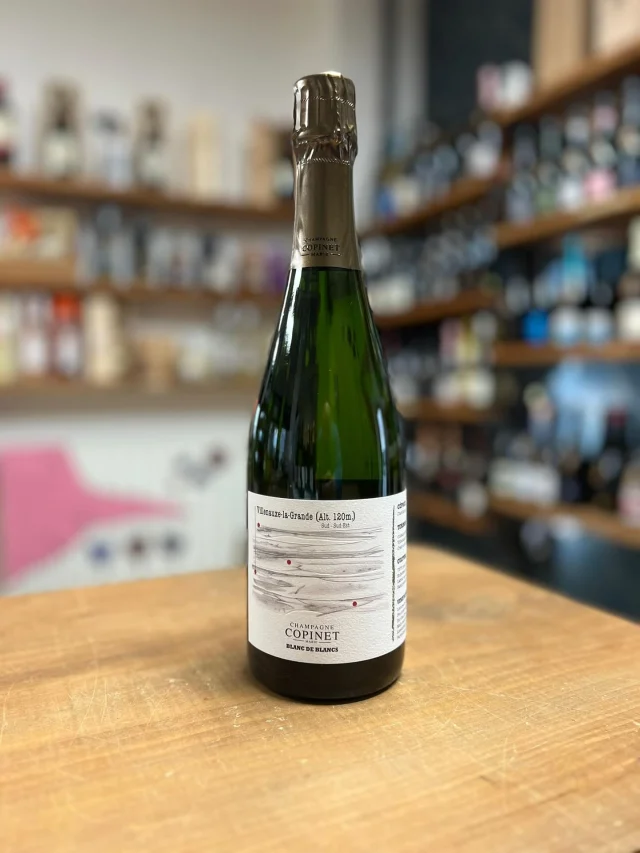 🍾 Champagne Marie Copinet – Blanc de Blancs Extra Brut

📌 Scheda tecnica
	•	🍇 Vitigno: 100% Chardonnay
	•	📍 Zona: Villenauxe-la-Grande – Côte Sézannais
 •. ⛰️120m s.l.m 

La purezza del Sézannais in un sorso: verticale, minerale, irresistibilmente elegante.

	•	🌿 Età delle vigne: 35–50 anni

	•	🧪 Vinificazione:
	•	Lieviti indigeni
	•	Stile poco interventista
	•	Affinamento su lieviti fini
	•	Assemblaggio di più annate
	•	Parzialmente affinato in legno

	•	🍾 Dosaggio: Extra Brut – 5 g/L
	•	🪨 Suolo: Craie à silex del Campaniano (gesso + selce)

———

👃 Note: agrumi, fiori bianchi, mandorla fresca, sottile tocco gessoso
👄 Palato: teso, minerale, elegante, chiusura vibrante e pulita

———

Hashtag:
#ChampagneCopinet #MarieCopinet #ChampagneArtigianale #BlancDeBlancs #ExtraBrut #Chardonnay #CoteSezannais #VillenauxeLaGrande #GrowerChampagne #Bollicine #WineLover #EnotecaPasDose